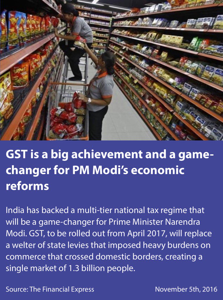 GST is a big achievement and a game-changer for economic reforms. …