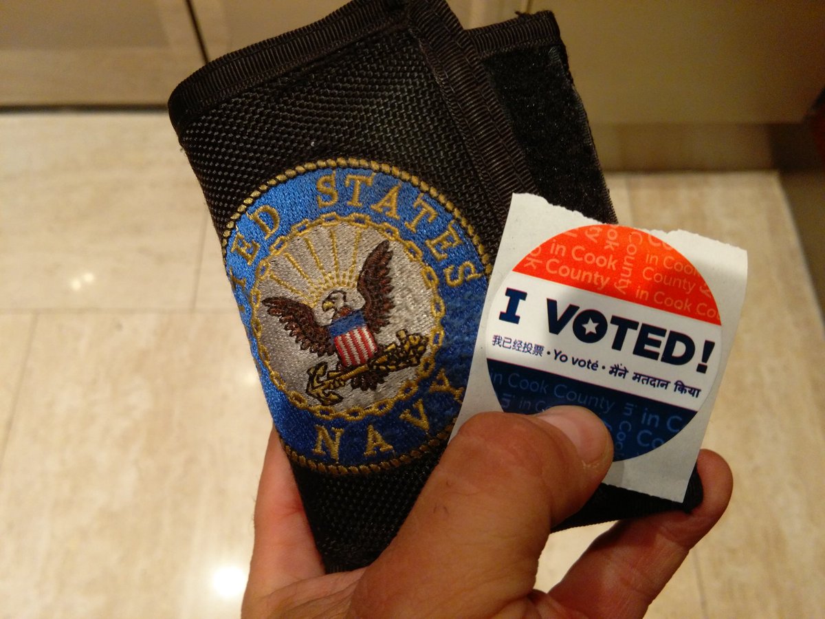@USAgov yes #Ivoted #NavyVeteran …