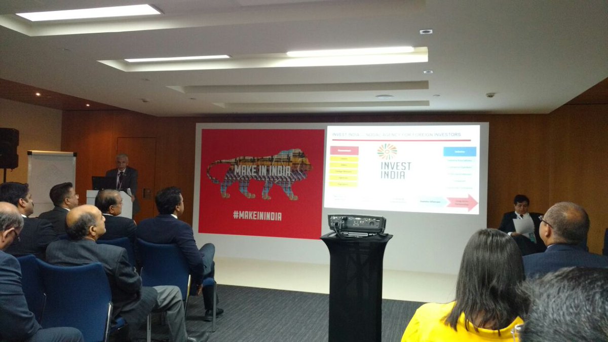 #Big5: DIPP JS @atul1chaturvedi presents the A to Z of #MakeInIndia and @investi…