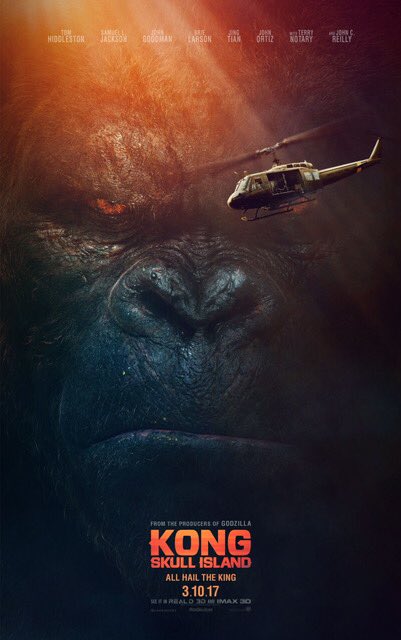 Check Out The Eye-catching Brand New Posters Of “Kong: Skull Island”