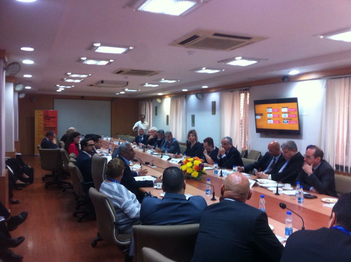 Israeli delegation meet with Invest India at DIPP. @makeinindia…