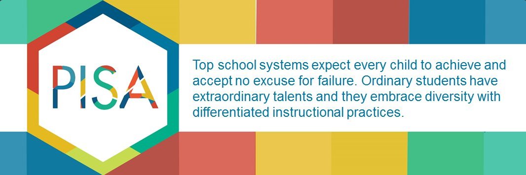 Believing in the success of every child matters.
#OECDPISA  #ChildrensDay #educa…