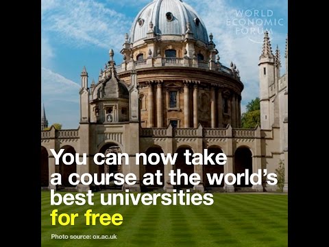 You can now take a course at the world’s best universities  – for free
