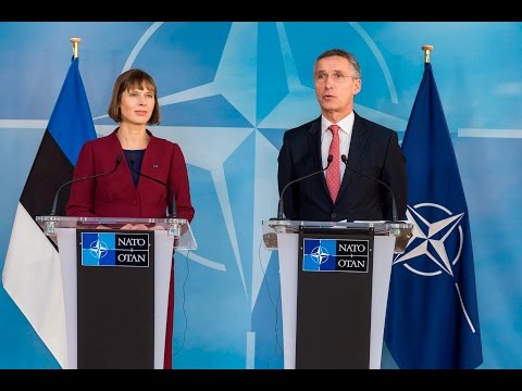 NATO Secretary General with the President of Estonia, 08 DEC 2016