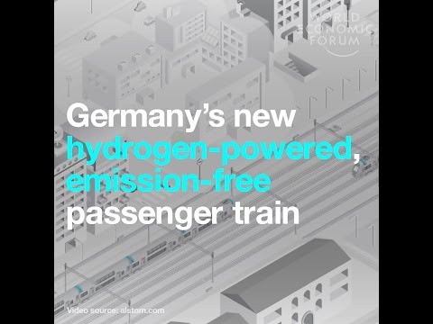 Germany’s new hydrogen powered, emission free passenger train
