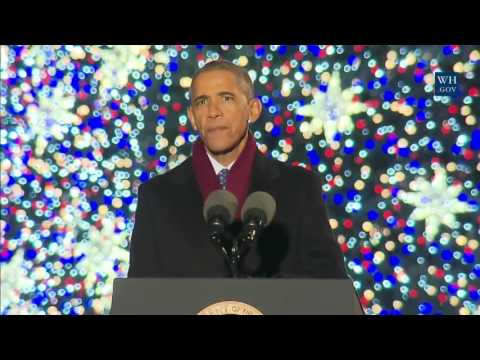 First Family Attends The Christmas Tree Lighting