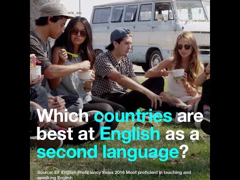Which countries are best at English as a second language