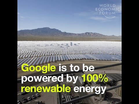 Google is to be powered by 100% renewable energy