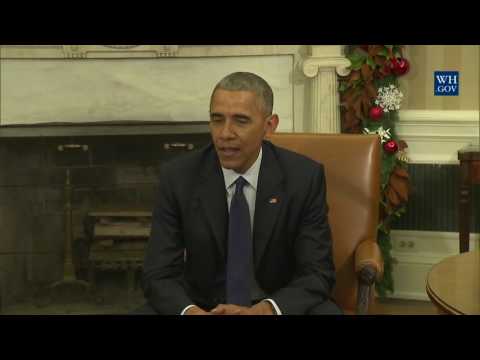 President Obama Meets with the 2016 American Nobel Prize Winners
