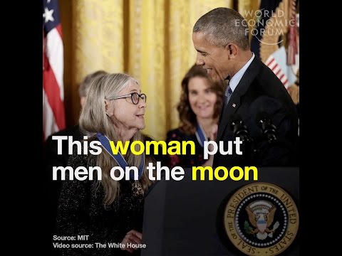 This woman put men on the moon     Now she’s been awarded the Presidential Medal of Freedom