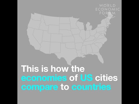 This is how the economies of US cities compare to countries