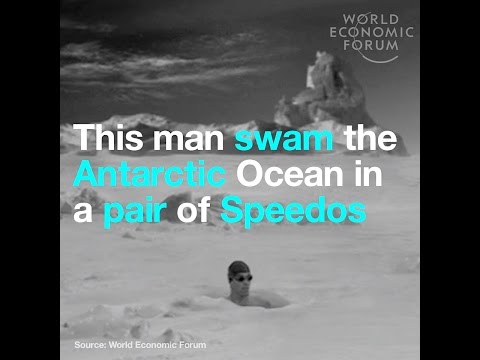This man swam the Antarctic Ocean in a pair of Speedos