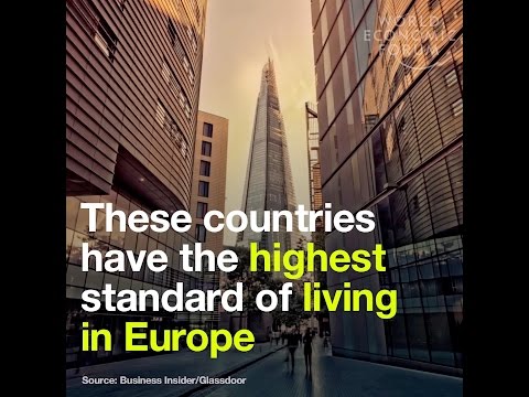 These countries have the highest standard of living in Europe