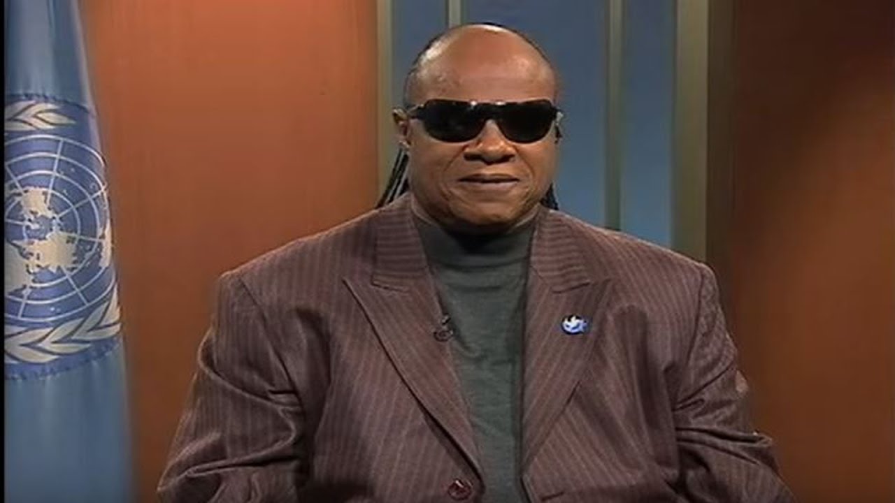 Stevie Wonder supports the UN Convention on the Rights of Persons with Disabilities