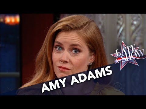 Amy Adams Is Oscar-Worthy In The Late Show’s Eyebrow Theater