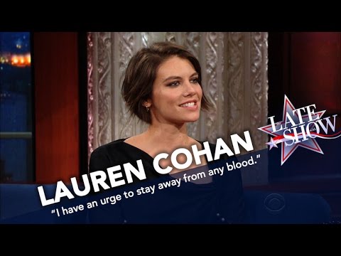 Lauren Cohan Can’t Stand The Sight Of Blood