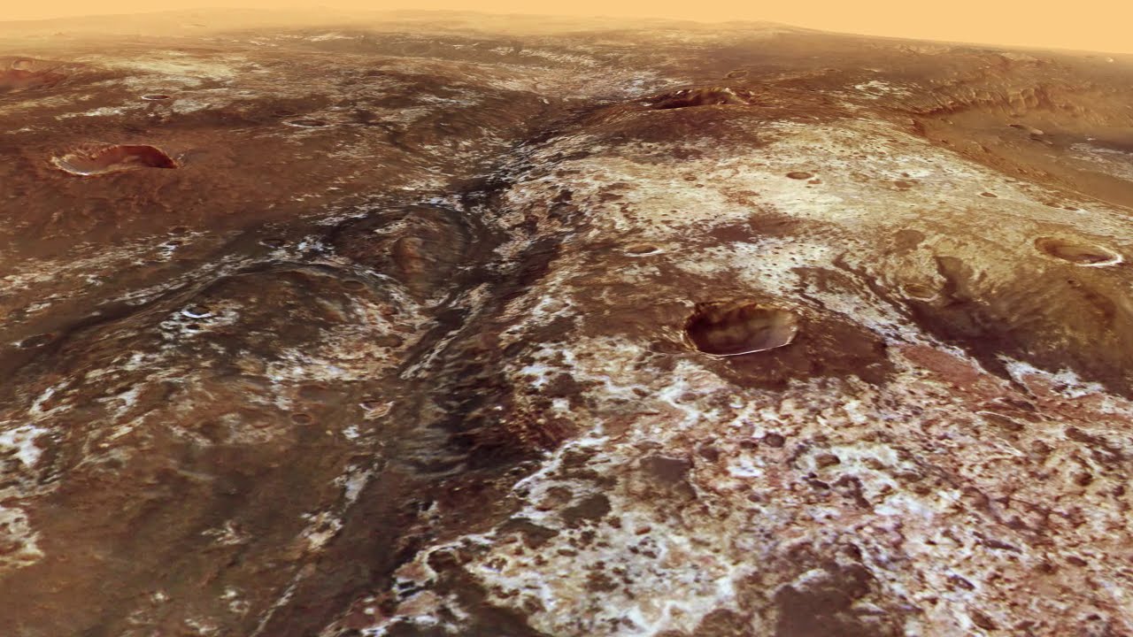 Switch to full screen, turn up your volume: take a flight over Mawrth Vallis – a…