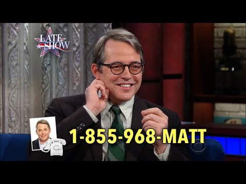 Call 1-855-968-MATT If You Have A Job For Matthew Broderick
