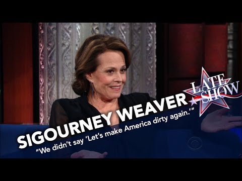 Sigourney Weaver: We Didn’t Vote For Dirty Air And Dirty Water