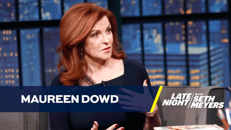Maureen Dowd Had Coffee with Donald Trump in the ’80s