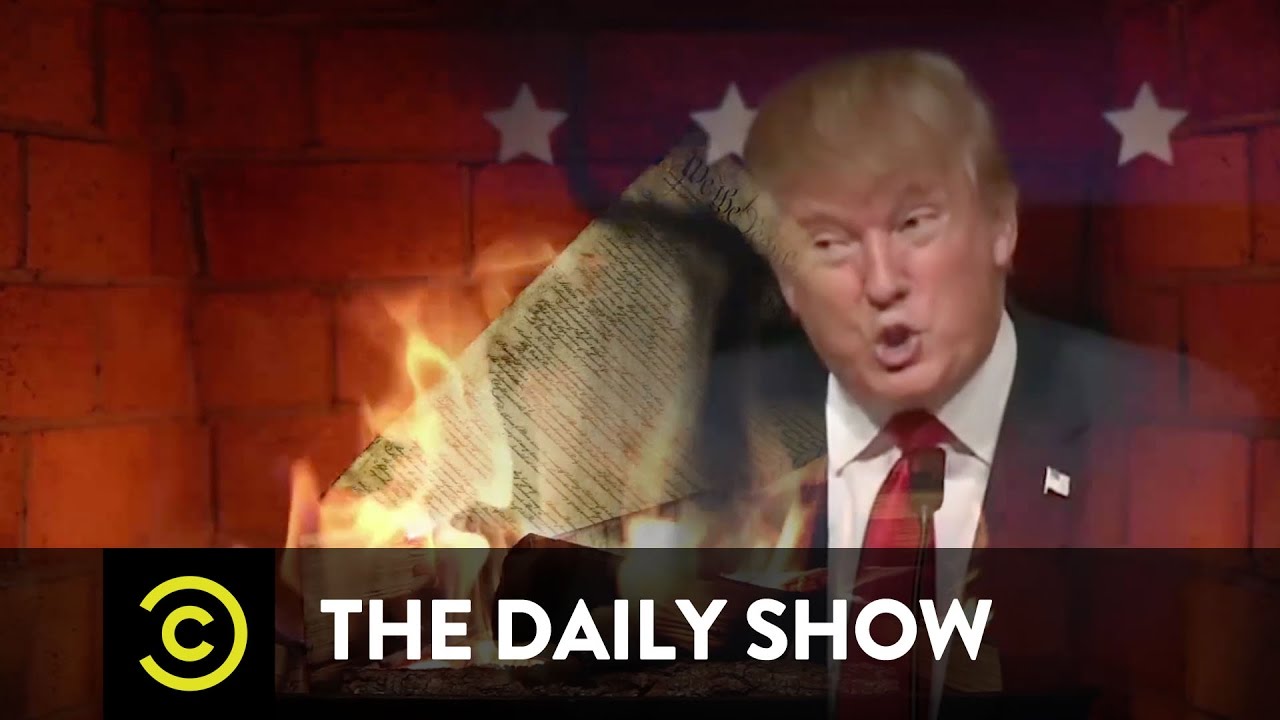 The Daily Show – Donald Trump’s Christmas (NOT HOLIDAY) Yule Log