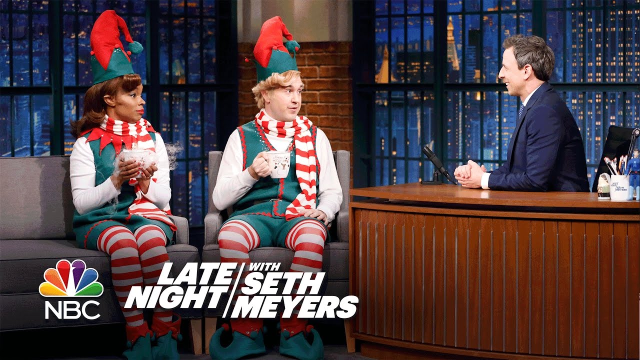 Two Elves Visit Late Night and Reveal a Naughty Secret