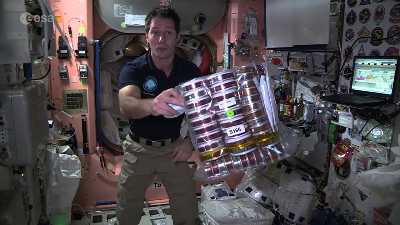 How do we eat in space? Let me show you the International Space Station kitchen