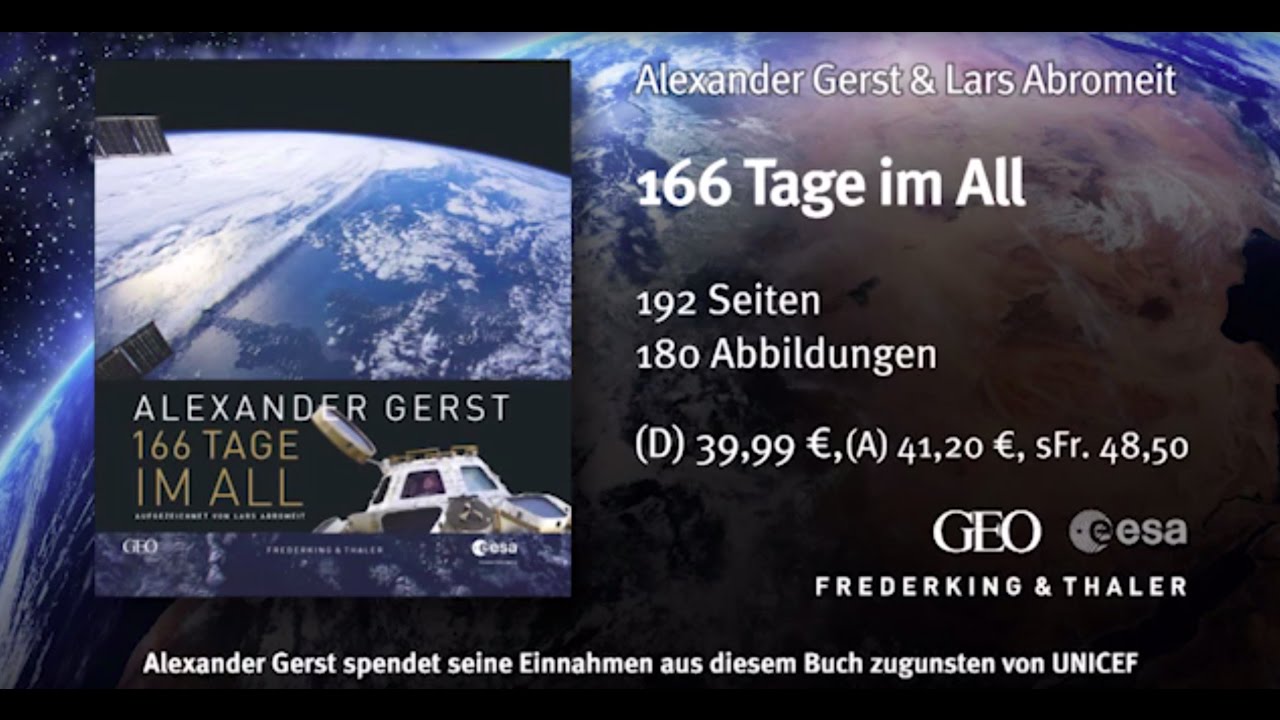 Short preview video for Alexander Gerst’s new book (German language). Alex’s pro…