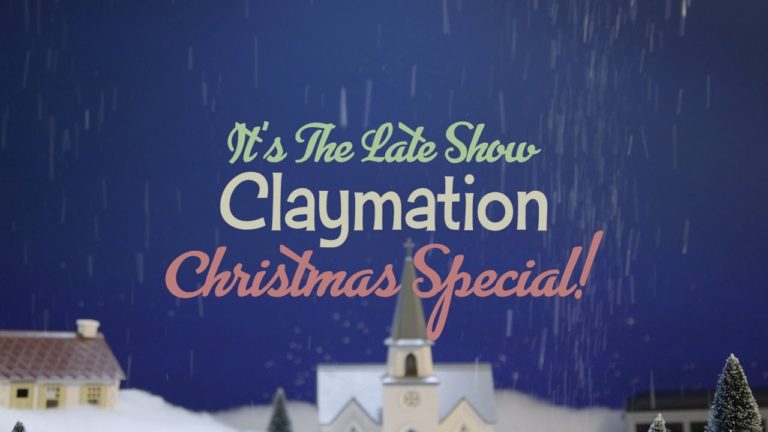 It’s The Late Show Claymation Christmas Special!