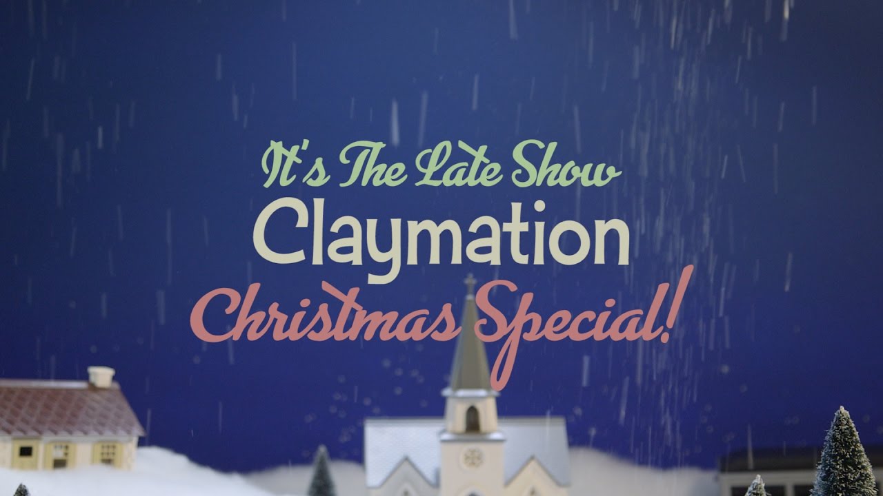 It’s The Late Show Claymation Christmas Special!