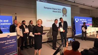 Digital Skills Awards 2016 presented by Commissioner Oetting…