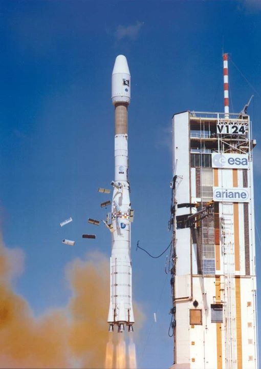 On this day: 3 December 1999, the flight of Ariane 4 V124 set a world record wit…