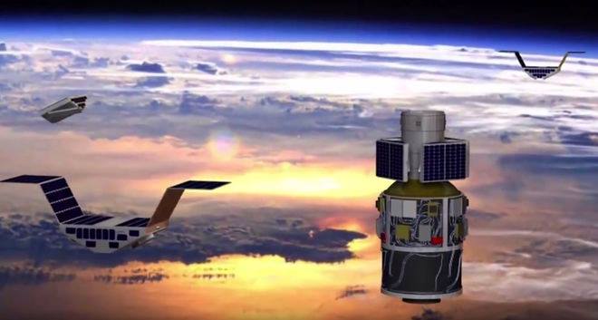 All eight of the  #CYGNSS hurricane forecasting micro-satell…