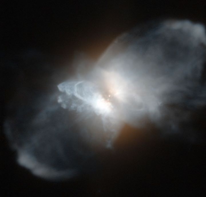 3000 light-years from Earth lies the strange protoplanetary nebula IRAS 09371+12…