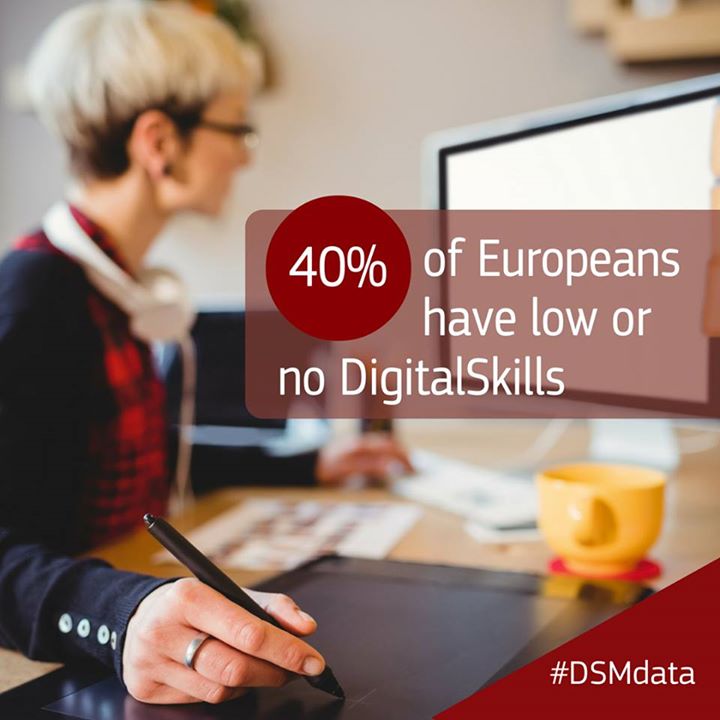40% of Europeans have low or no  #digitalskills. At the same…
