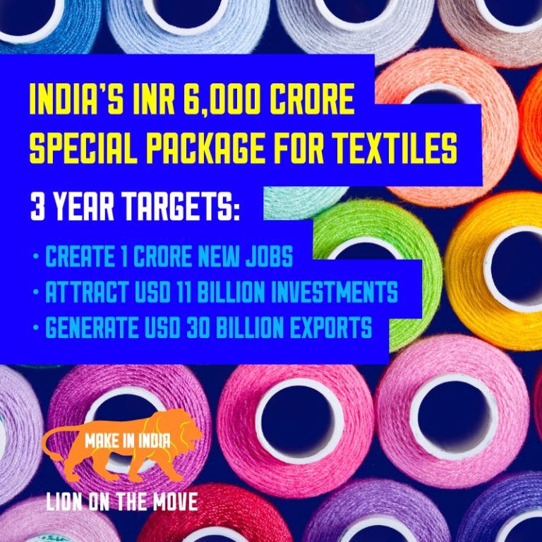 Onwards and upwards for India’s textiles sector! #MakeInIndia …