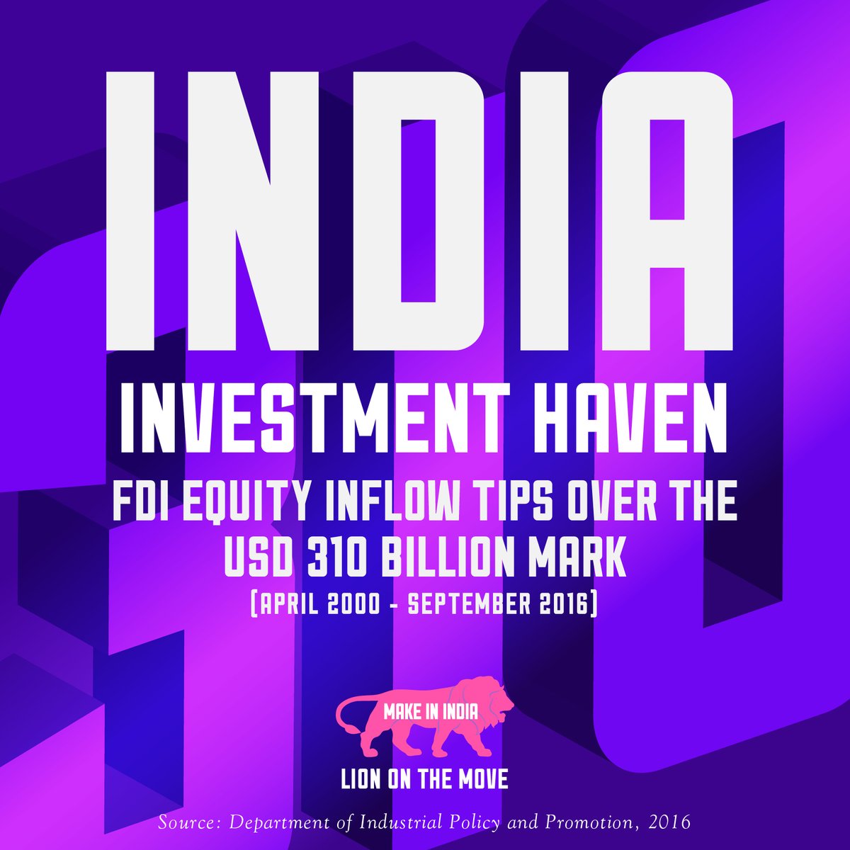 India- the preferred choice for global investors. #MakeInIndia, the time is now!…