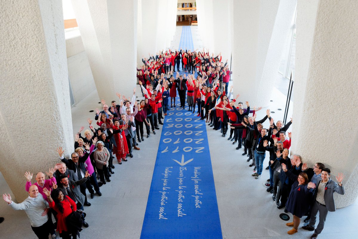 Proud of our progress fighting #HIV in the workplace—today and eve…