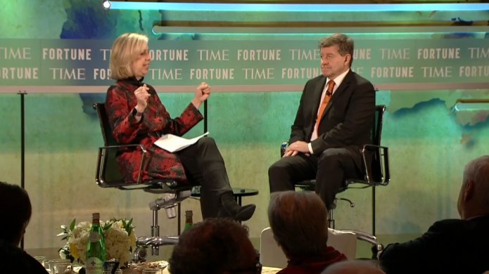 LIVE: @GuyRyder is at the #FortuneTimeGlobal Forum discussing decent work. Tune …