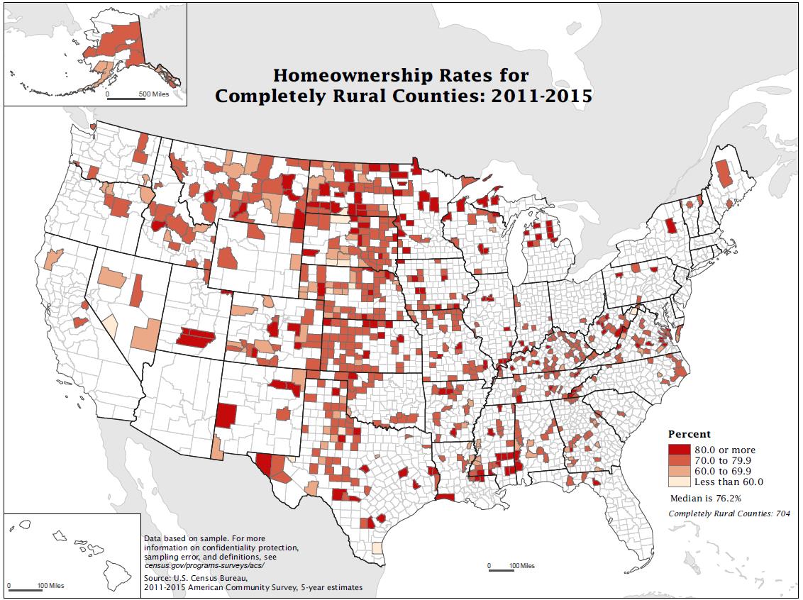 Why are #homeownership rates  higher in #rural America?  #ACSData …