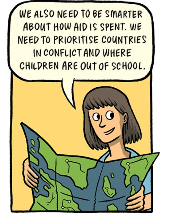 Aid is not being allocated adequately according to country needs  …