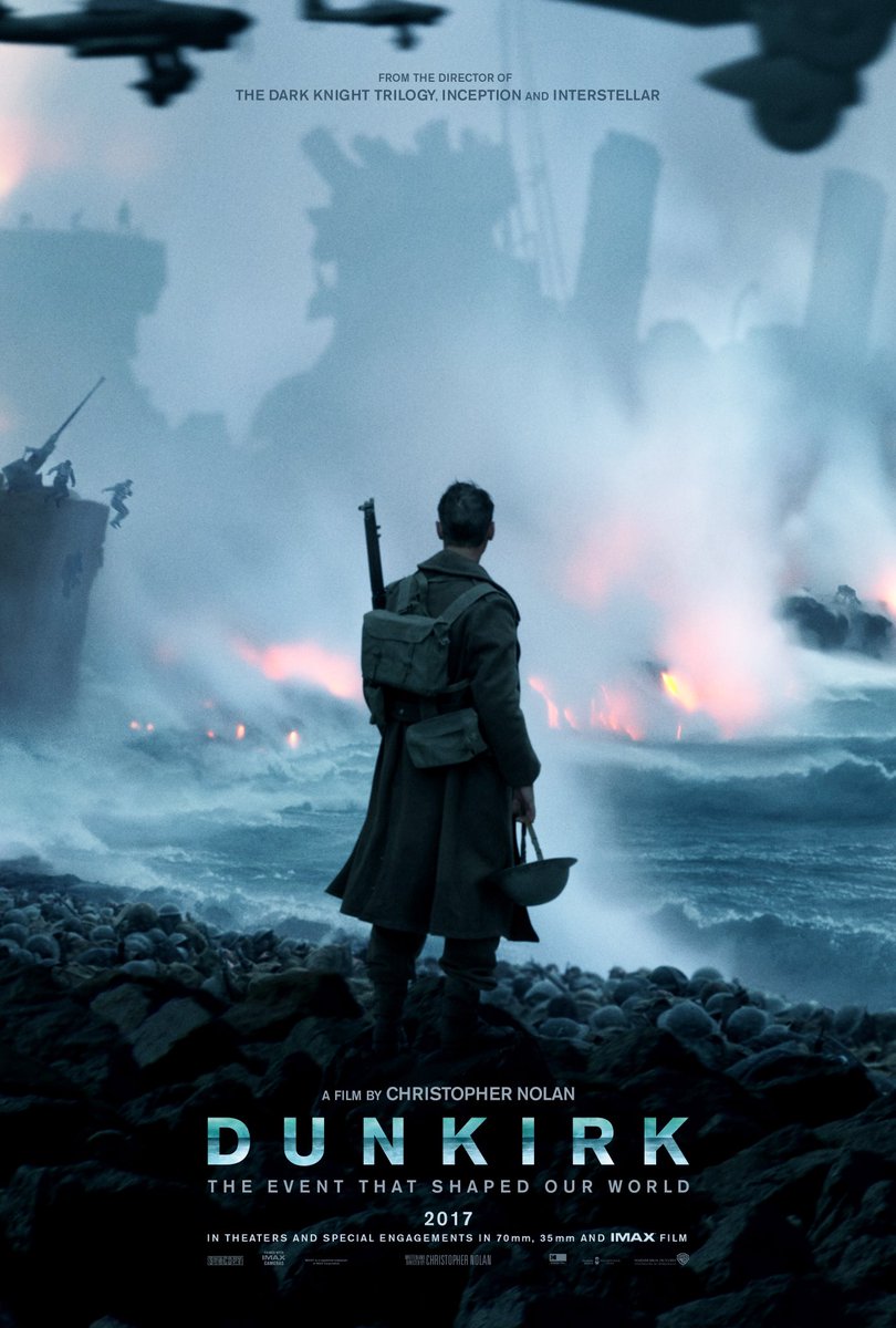 The Official First Look Poster of Dunkirk | Christopher Nolan | #Dunkirk
