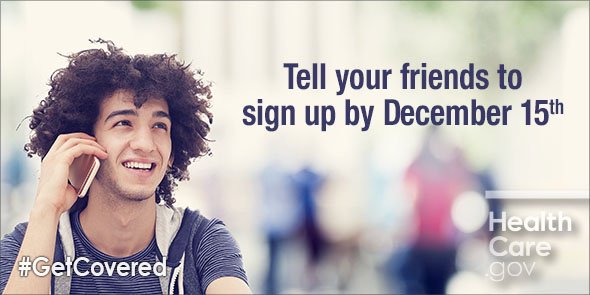 Millions have already signed up. Join them and #GetCovered by today’s deadline! …