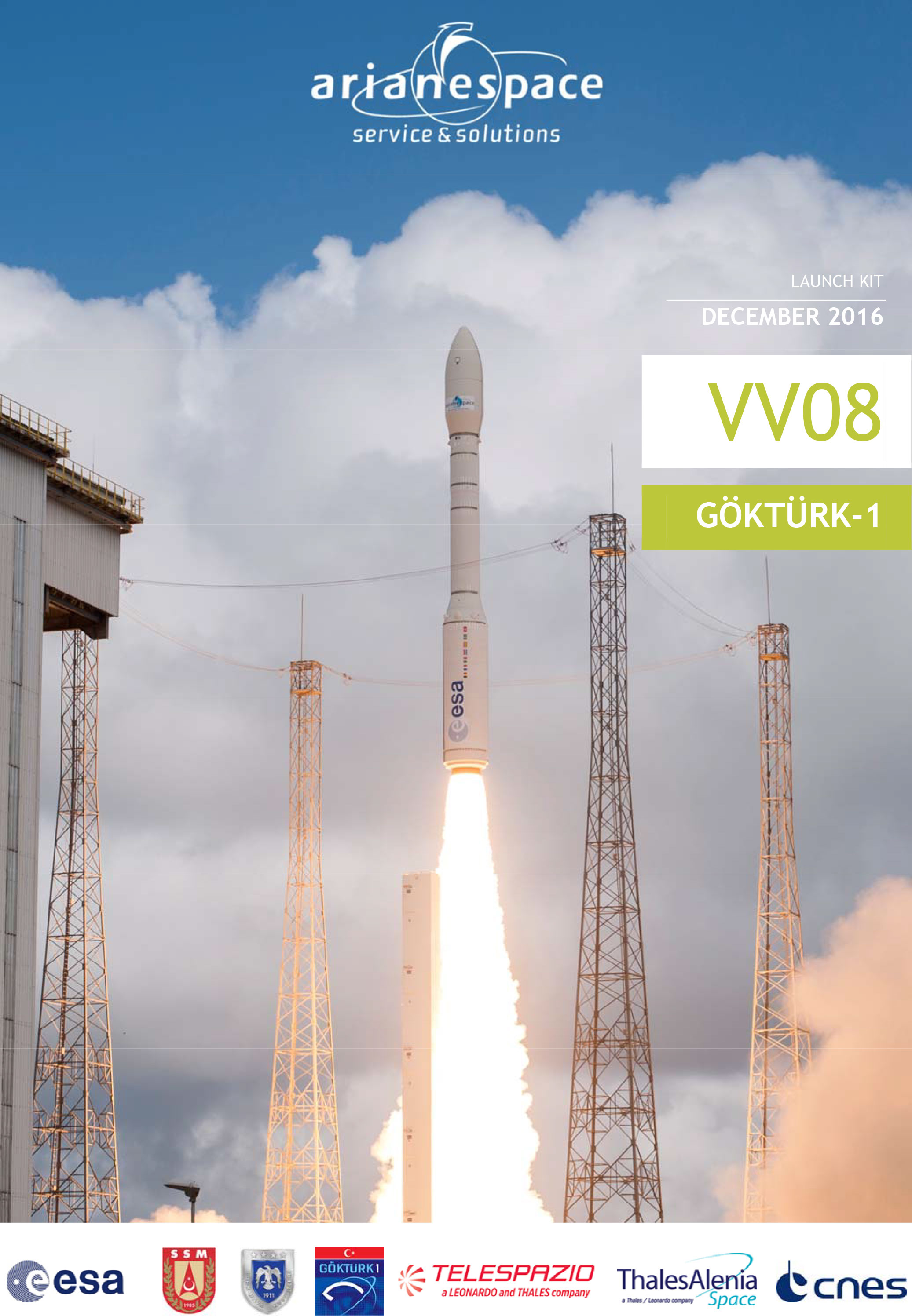 Vega Flight VV08 – Arianespace