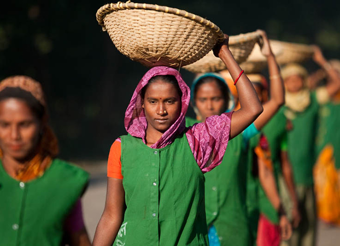 For Bangladeshi women, road maintenance brings better opportunities