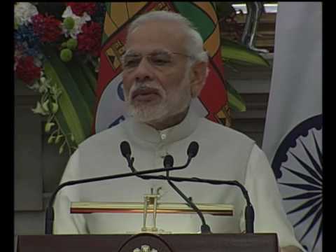 PM Modi at Press Statement & Exchange of Agreements with Mr. Antonio Costa PM of Portugal