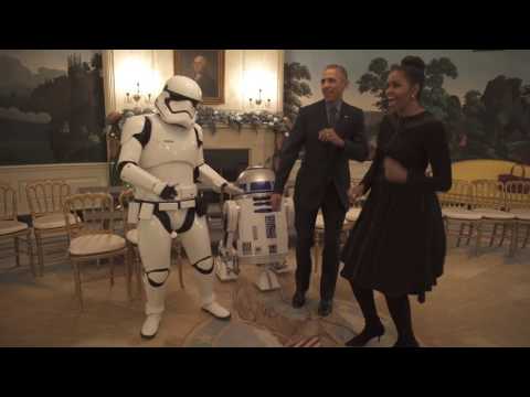 May the 4th: the President, First Lady & R2-D2