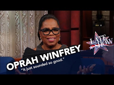 Oprah Helps Stephen Make Anything Exciting