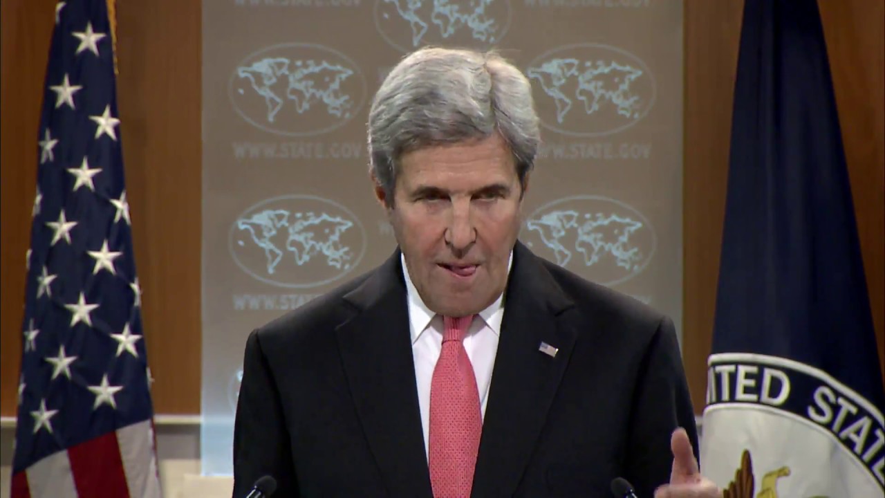 Secretary Kerry Holds A Press Availability