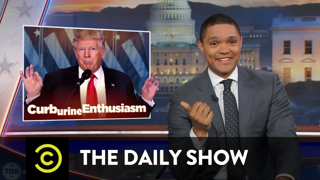 The Daily Show – Obama Says Goodbye & Trump (Allegedly) Gets a “Golden Shower”
